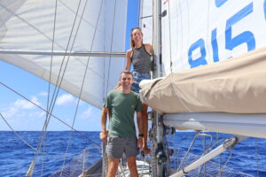 Standing by the mast