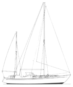 Rival 41 line drawing