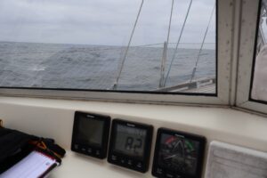 Cruising along at 8.2kts