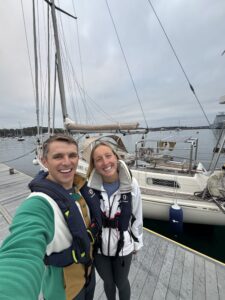 Standing in front of Calidris Alba