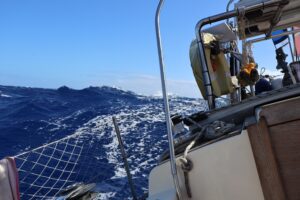 Rolling of the boat
